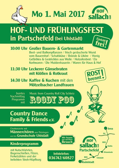 Programm Hof Sallach - Hof- und Frühlingsfest 2017