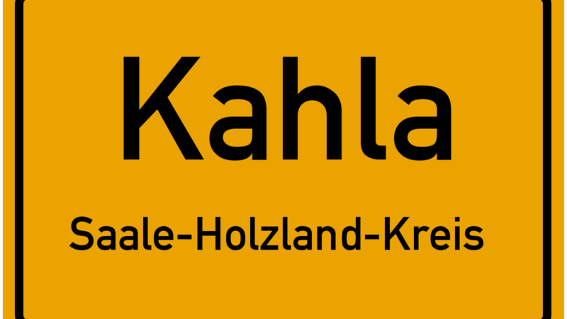 Kahla im Saale-Holzland-Kreis