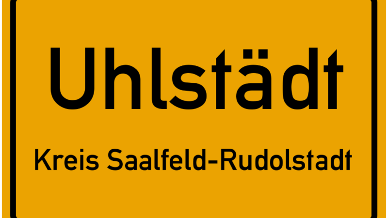 Uhlstädt im Kreis Saalfeld-Rudolstadt