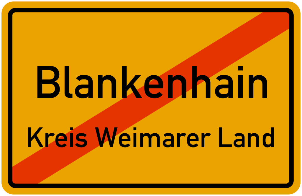Blankenhain im Kreis Weimarer Land (Ortsausgang)